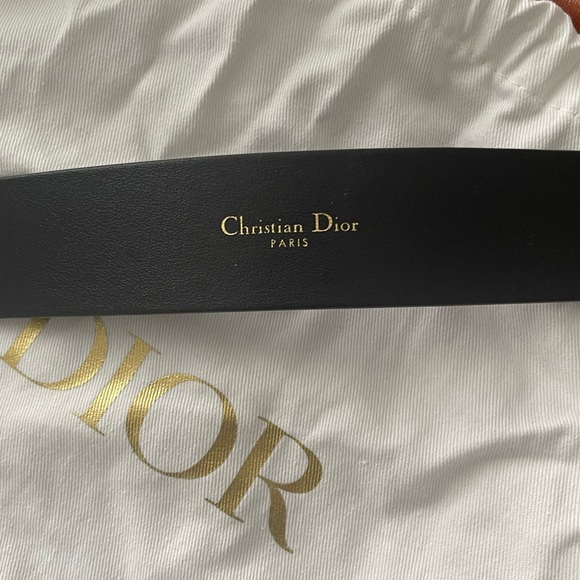 Christian Dior BLACK SMOOTH CALFSKIN, 35 MM belt - Picture 4 of 5